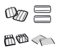 couvercle de feu Grille De Protection Pour Phares Clignotants Et Feux Antibrouillard Arrière Pour Mercedes W461 W463 G63 G350 G500 2004-2018 Couvre-feu arrière(All)