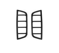 couvercle de feu Petits Capots Phares Avant Feux Antibrouillard Clignotants Décoration Lumineuse Accessoires Noirs Smockés Pour Ford Pour Bronco 2021 Et Plus Cache feu arrière(Black)