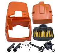 Couvercle de filtre à air de cylindre supérieur for tronçonneuse Husqvarna 362 365 371 372, support de clip de coude d'admission, pièce de rechange performance