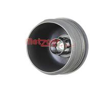 Couvercle de filtre à huile Matière plastique 2370036 METZGER pour AUDI VW