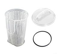 Couvercle de filtre à sable avec joint et panier de pompe pour pompes de la série SPS, diamètre extérieur de 12,4 cm, diamètre extérieur de 11,4 cm, diamètre intérieur de 0,5 cm d'épaisseur, ABS +