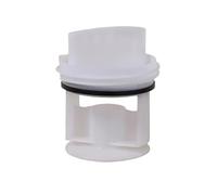 Couvercle de filtre de pompe de vidange de linge, compatible avec Siemens Bosch, lave-linge à tambour IQ500, IQ300, IQ700(White)