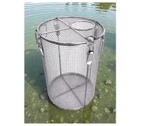 Couvercle de filtre de pompe en acier inoxydable à mailles de 1 mm - Protection anti-colmatage for pompes de puisard/bassin/eau | Usage extérieur(50x90cm/19.7x35.4in)