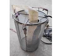 Couvercle de filtre de pompe robuste, protection universelle en maille d'acier inoxydable de 5 mm for pompes d'égout, de puisard et d'étang, écran de protection(25x30cm)