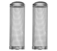 Couvercle de Filtre pour Aquarium en Acier Inoxydable 2pcs, Maille Filtrante Fine Résistante la Déformation, Protection pour Crevettes et Poissons en Bassins Tropicaux