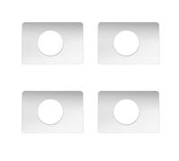 Couvercle de fixation pour poignée de porte - Plaque arrière de réparation - Plaque de renfort pour boulons dormants - Pour améliorer la sécurité de la maison - Remplissage de trou de verrouillage