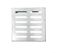 Couvercle de fossé de drainage en acier inoxydable 201 pour une meilleure longévité et prévention de l'obstruction (200 x 200 x 30 x 3 mm)
