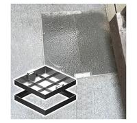 Couvercle de fosse septique commerciale en acier inoxydable - Couverture de trou d'homme robuste de charge de 2585,5 kg pour trottoir/parking/quai - Carré 56 x 56 cm