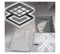 Couvercle de fosse septique invisible avec crochet de levage pour allées, parkings et passerelles - Taille personnalisée (610 x 560 mm)