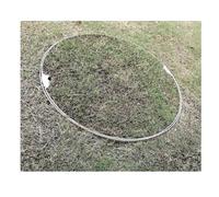 Couvercle de Fosse septique Rond et encastré ，Couvercle et Cadre de Regard Invisibles，Couvercle de Fosse septique à intégr， Œillet de traction manuel，Facile à utiliser(40*40cm/15.7*15.7in)