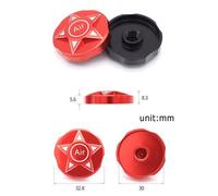 Couvercle De Fourche À Air D'épaule De Vélo Avec Anneaux D'étanchéité Capuchon De Protection De Fourche À Gaz D'air De Vélo En Aluminium Pour Manitou/Magura/Fox-/Dt/Rockshox