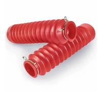 Couvercle De Fourche Avant De Moto Protection Contre Les Chocs Protection Contre La Poussière Pour Moto Motocross Hors Route Hors Route(Red)