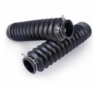 Couvercle De Fourche Avant De Moto Protection Contre Les Chocs Protection Contre La Poussière Pour Moto Motocross Hors Route Hors Route(Black)