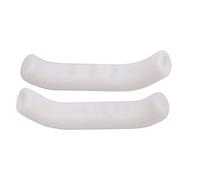 Couvercle de frein de vélo de montagne Zenithaur, 2pcs Anti - Slip Free Handle Grip Grip Silicone Sleeve pour des performances améliorées (White)