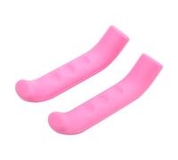 Couvercle de frein de vélo de montagne Zenithaur, 2pcs Anti - Slip Free Handle Grip Grip Silicone Sleeve pour des performances améliorées (Deep Pinkish)