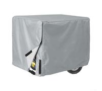 Couvercle de générateur imperméable avec sous-revêtement laminé et design ventilé avec attaches tactiles et ajustement sûr pour les conditions extérieures difficiles (gris)
