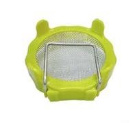 Couvercle de germination pour bocaux à large ouverture en acier inoxydable 316 et couvercle en maille ABS facile à nettoyer pour cultiver des micropousses de brocoli, de luzerne, 9,5 x 3,5 cm (vert