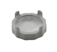 Couvercle de germination pour bocaux à large ouverture en acier inoxydable 316 et couvercle en maille ABS facile à nettoyer pour cultiver des micropousses de brocoli, de luzerne, 9,5 x 3,5 cm (gris 1)