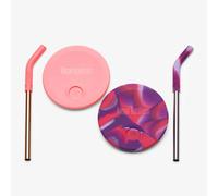 Tapa Klean Kanteen Straw Lid enfant (2 unités) rose lilas