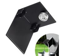 Couvercle de goulotte à granulés pour grilles Traeger, couvercle de piège à graisse en métal avec aimant puissant pour Traeger Ironwood 885, Pro 780, Pro Series 22, etc., housse d'aide à granulés