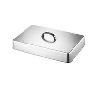 Couvercle De Gril En Acier Inoxydable - Rectangle De 17 Pouces | Hotte De Gri En Acier Inoxydable - Housse De Grl Rectangulaire Pour Gril Plat Avec Stockage De Chaleur, Protection Contre La Graisse