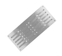 Couvercle de grille d'aération en acier inoxydable pour une meilleure circulation de l'air dans les trous d'incendie (1 pièce)