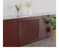 Couvercle de grille d'aération en alliage d'aluminium, filtre d'aération rectangulaire d'échappement for décoration murale, couvercle panneau d'accès bouches d'aération(A,14x44in)