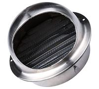 Couvercle de grille d'aération pour persienne d'aération - Couvercle en acier inoxydable - Extracteur extérieur mural - Calibre de sortie d'air mural - 6 cm - 30 cm, résistant aux intempéries, facile