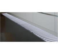 Couvercle de grille de drainage en acier inoxydable 304 - Système de drainage rectangulaire extérieur/intérieur for un débit d'eau rapide et une prévention des débris.(58cmx35cmx2.5cm10 Piece)