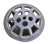 Couvercle de grille de drainage, filtre de sol en fer, grille ronde pour atrium | Accessoire d'extérieur pratique pour éviter l'encrassement et soutenir la gestion de l'eau, utilisation idéale pour