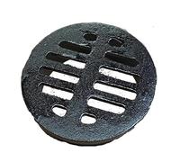Couvercle de Grille de Drainage Rond en Fonte Durable for Une Utilisation en extérieur - Idéal for Les Jardins, Les allées et Les Cours.(110mm)