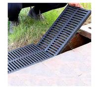 Couvercle de grille de vidange antidérapant - Passoire en résine polymère durable pour une filtration efficace de l'eau dans le garage, l'allée, la cave, le jardin et la terrasse - Entretien facile