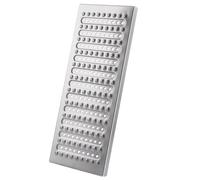 Couvercle de grille de vidange en acier inoxydable 304 antidérapant pour trou d'homme et pompe de puisard, utilisation intérieure/extérieure, compatible cuisine et rue, 35 x 58 x 2,5 cm