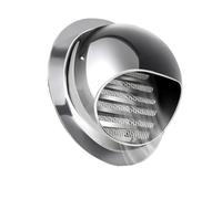 Couvercle de Grille d'échappement de Ventilation de conduit de Ventilation de plafond mural en acier inoxydable, sortie étanche, capuchon d'aération de chauffage et de refroidissement ( Color : 150mm