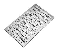 Couvercle de grille drainage en acier inoxydable - 3 couvercles canalisation métal for le des égouts extérieurs dans les cours, trottoirs, jardins, centres commerciaux