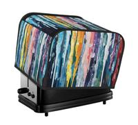 Couvercle de grille-pain coloré coloré résistant à la poussière, résistant à la chaleur, universel, compatible avec la plupart des grille-pain standard à 4 tranches avec protection contre les