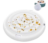 Couvercle de jacuzzi gonflable, housse de spa ronde isolée avec poignées, coupe-vent et imperméable pour centre de spa