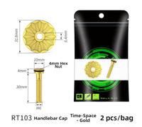 Couvercle de Jeu de Direction Métal 31.8mm pour durable Couvercle | Diamètre extérieur 31.8mm, compatibilité totale, montage pour précis, améliore l'esthétique du vélo(Time-Space Golden)