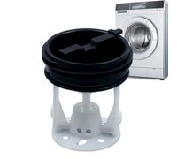 Couvercle de joint de sortie de vidange de lave-linge, bouchon de sortie de vidange de machine à laver, Couvercle de joint de pompe de drainage pour laveuse, Filtre à peluches, pièce de rechange pour