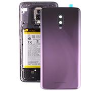 Couvercle de la Batterie Coque arrière Batterie avec Objectif Photo for OnePlus 6T (Noir dépoli) (Color : Purple)