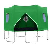 Couvercle de la Teinte de Trampoline, Protection Solaire à 8 Pieds Couvercle Trampoline, couvercles Protection Pliables résistants au Vent pour Le Vent pour Le Terrain Cour arrière en Plein