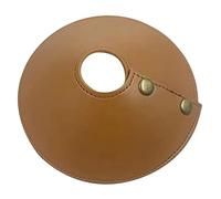 Couvercle de lampe en cuir PU, abat-jour étanche pour l'extérieur, protection contre la poussière amovible, décoration de camping, petits abat-jours durables pour lampe de table pour camping