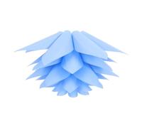 Couvercle de Lampe Six Couches PP Bleu pour Lustre et Lampe E27 Noël | L’éblouissement, Structure Robuste et Légère, Installation Simple, Adapté aux Plafonniers, Suspensions, Études et Cafés