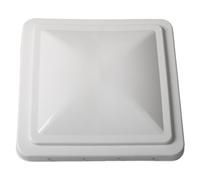 Couvercle de Lanterneau de Camping-Car - Taille Universelle 14x14 Pouces, Design Aérodynamique Étanche, PP Résistant Chocs et UV, Accessoire de Toit Caravan | pour Remorque et Fourgon Aménagé