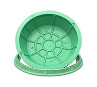 Couvercle de lavabo carré invisible en résine robuste pour allée extérieure et trottoir, 40 x 40 cm (A40 x 40 cm)