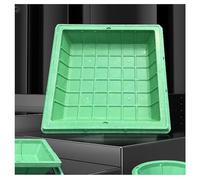 Couvercle de lavabo carré invisible en résine robuste pour utilisation en extérieur, allée et trottoir (50 x 50 cm)