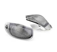 Couvercle De Lentille De Clignotant Avant De Moto pour K&awasaki pour Ninja pour ZX-11 1993-2001, Boîtier De Lampe Clignotant Indicateurs De Tournage Clignotants(Fumée,X-1)