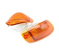 Couvercle De Lentille De Clignotant Avant De Moto pour K&awasaki pour ZZ-R 1200 pour ZX1200 2002-2005 Boîtier De Lampe De Clignotant Indicateurs De Tournage Clignotants(Ambre,X-1)