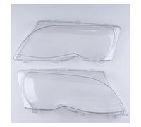 Couvercle de lentille transparente de phare Pour BMW Série 3 E46 318i 320i 325i 4 Portes Berline 2002-2005 Paire Phare De Voiture Lentille Couvercle Lampe(Pair Headlight Cover)