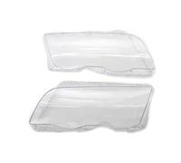 Couvercle de lentille transparente de phare Pour BMW Série 3 E46 Base Berline 1998-2000 1 Pièces/1 Paire Couvercle Phare Voiture Abatjour Coque Lumineuse Lentille Frontale(1 Pair)